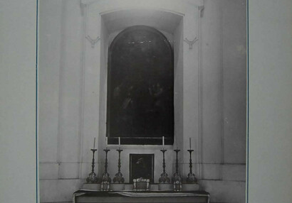 kapitulní síň s obrazem sv. Benedikta